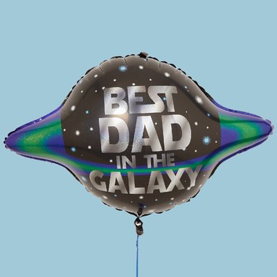 Giant Best Dad in the Galaxy Balloon