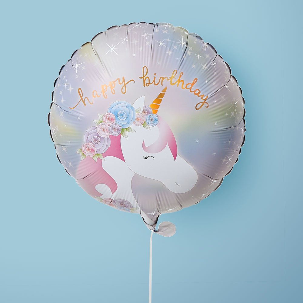 Birthday Unicorn Balloon