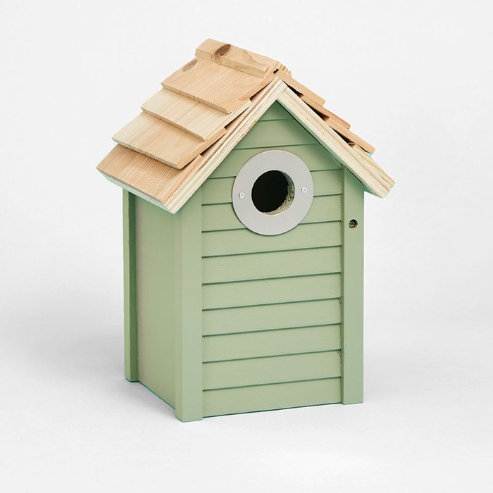 Blue Wooden Bird Nest Box