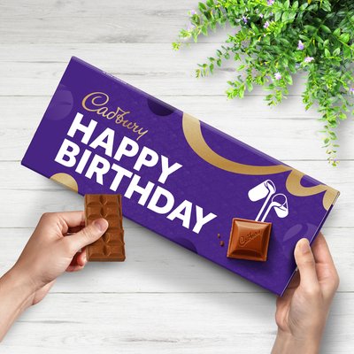 Giant Cadbury Birthday Dairy Milk Chocolate Bar (850g)