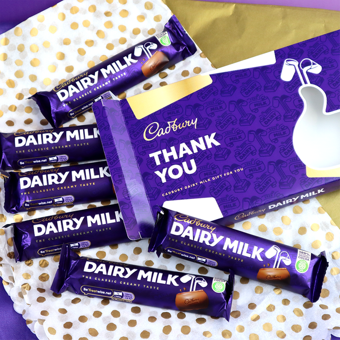 Cadbury Dairy Milk Thank You Favourites Pack 270g (Contains 6 Bars)