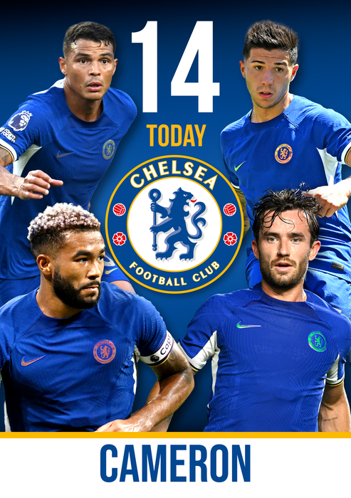 14 Today Chelsea Football Club Birthday Card