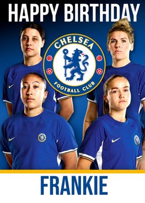 Chelsea Football Club Women Happy Birthday Card