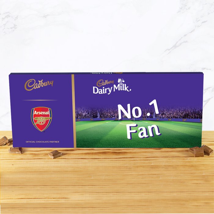 No.1 Arsenal Football Fan Cadbury Bar (850g)
