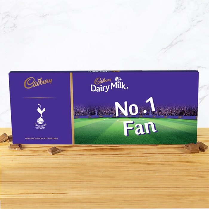 No.1 Tottenham Hotspur Football Fan Cadbury Bar (850g)