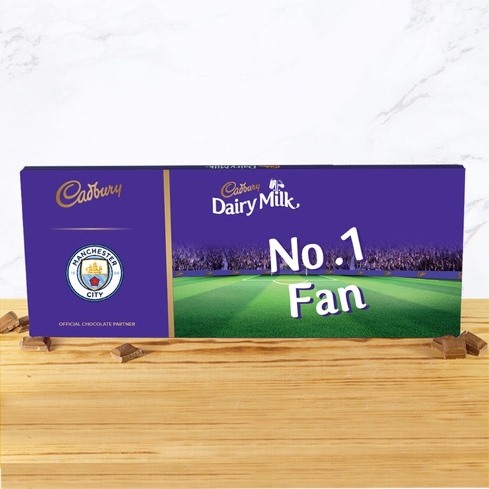 No.1 Man City Football Fan Cadbury Bar (850g)