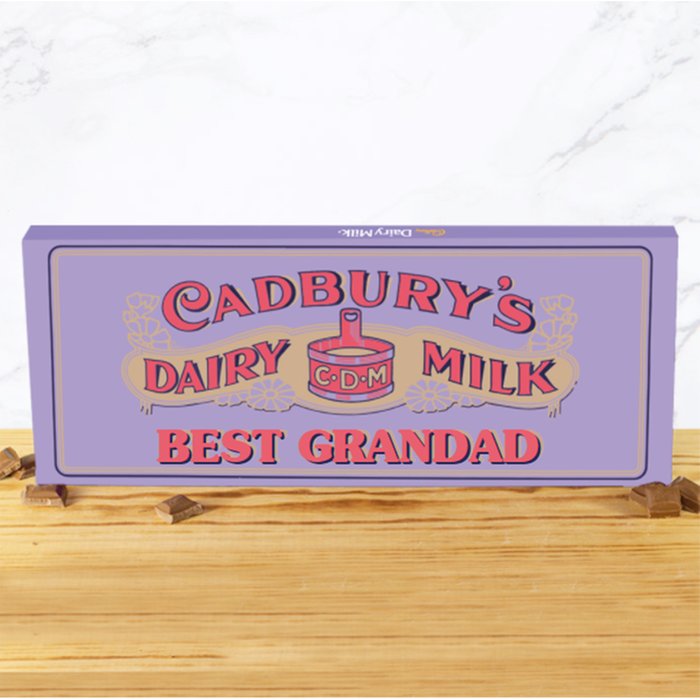 Best Grandad 1905 Cadbury Bar (850g)