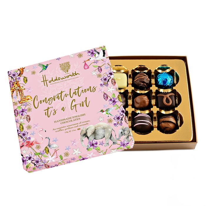 Holdsworth 'Baby Girl' Assorted Chocolates (110g)