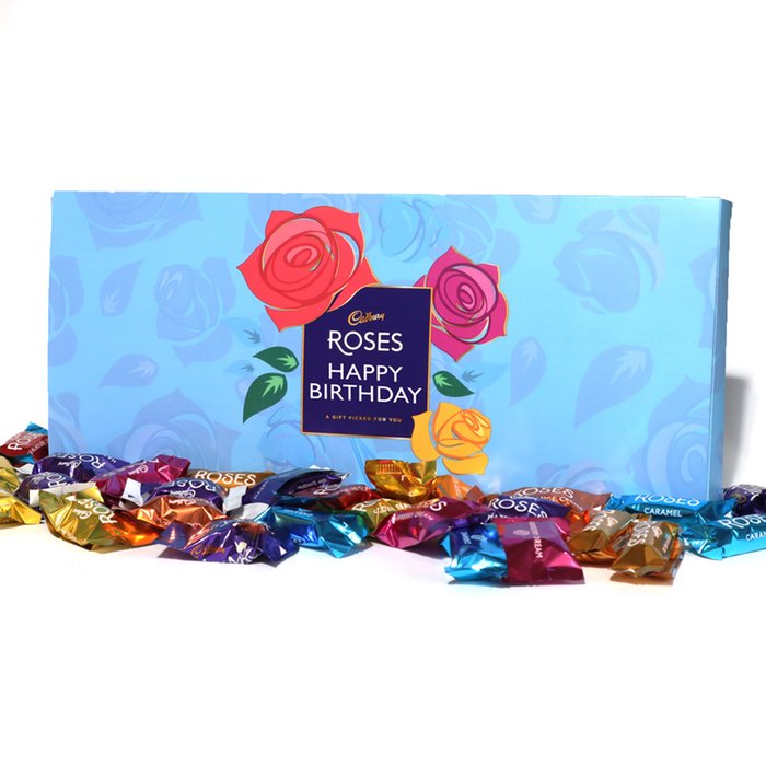Roses Happy Birthday Letterbox Chocolates