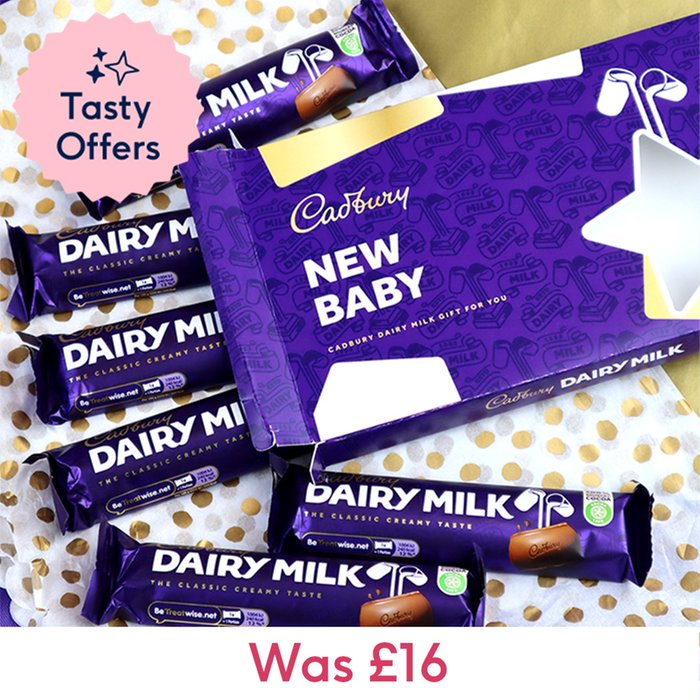 Cadbury Dairy Milk New Baby Favourites Pack 270g (Contains 6 Bars)