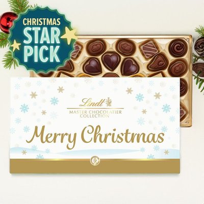 christmas card and chocolate delivery