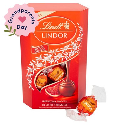 Lindt Lindor Milk Blood Orange Chocolate Truffles (200g)