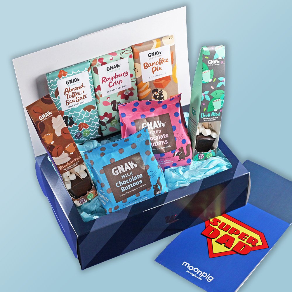 Gnaw Super Dad Chocolate Hamper Chocolates