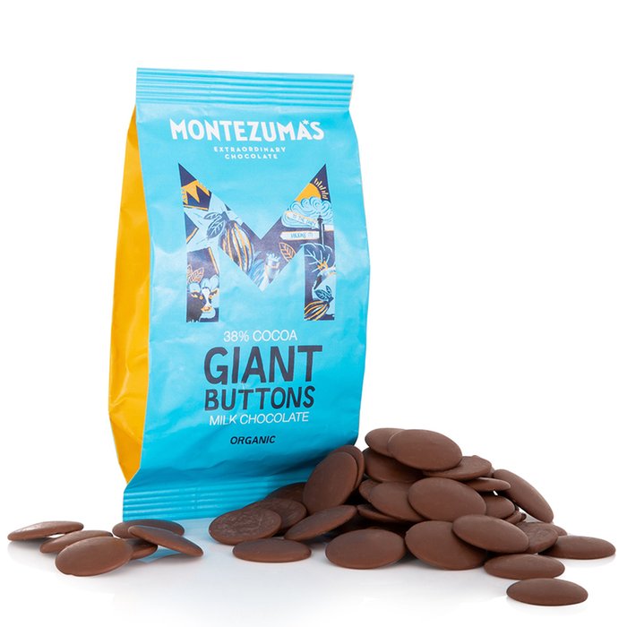Montezuma’s Organic Milk Chocolate Buttons Bag