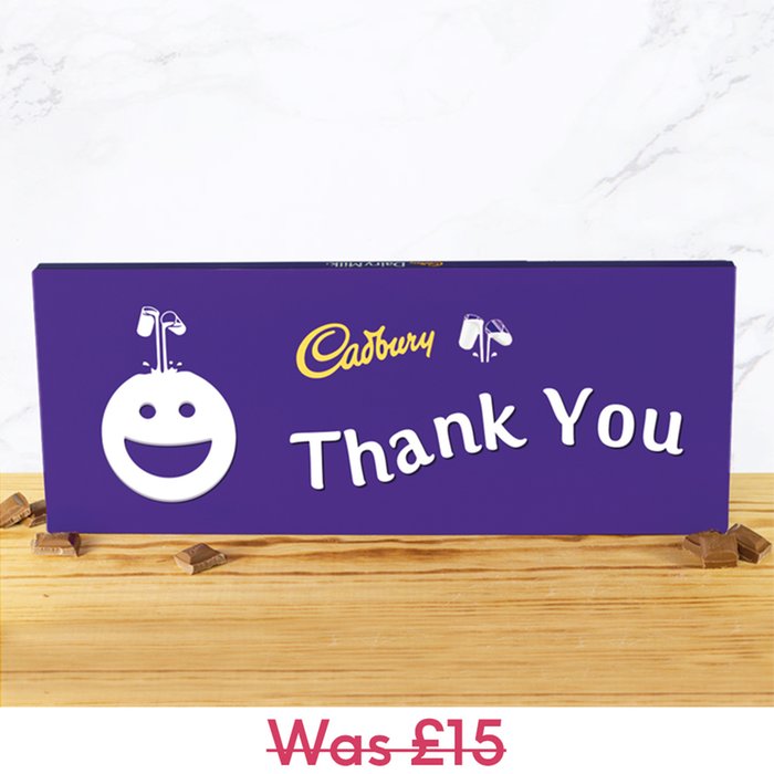 Giant Thank You Cadbury Bar (850g)
