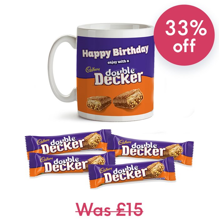 Cadbury Double Decker Happy Birthday Gift Set