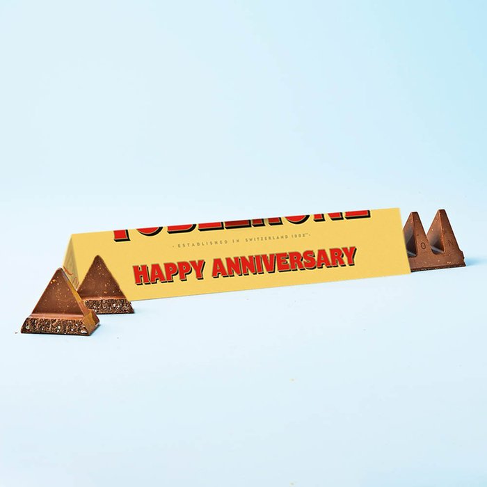 Happy Anniversary Milk Chocolate Toblerone (360g)