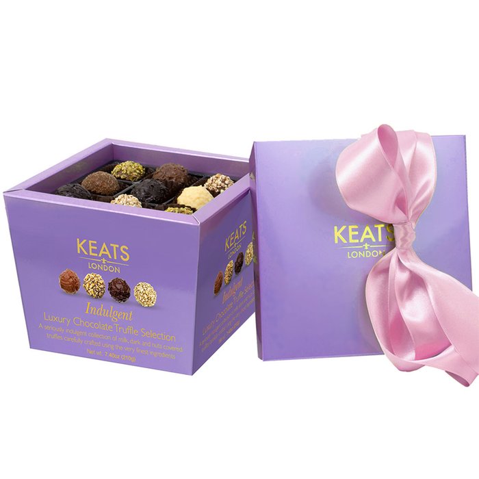 Keats Luxury Truffle Selection Violet Gift Box (210g)