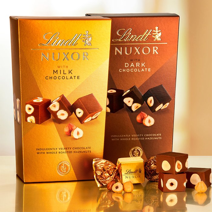 Lindt Nuxor Dark & Milk Chocolate Bundle
