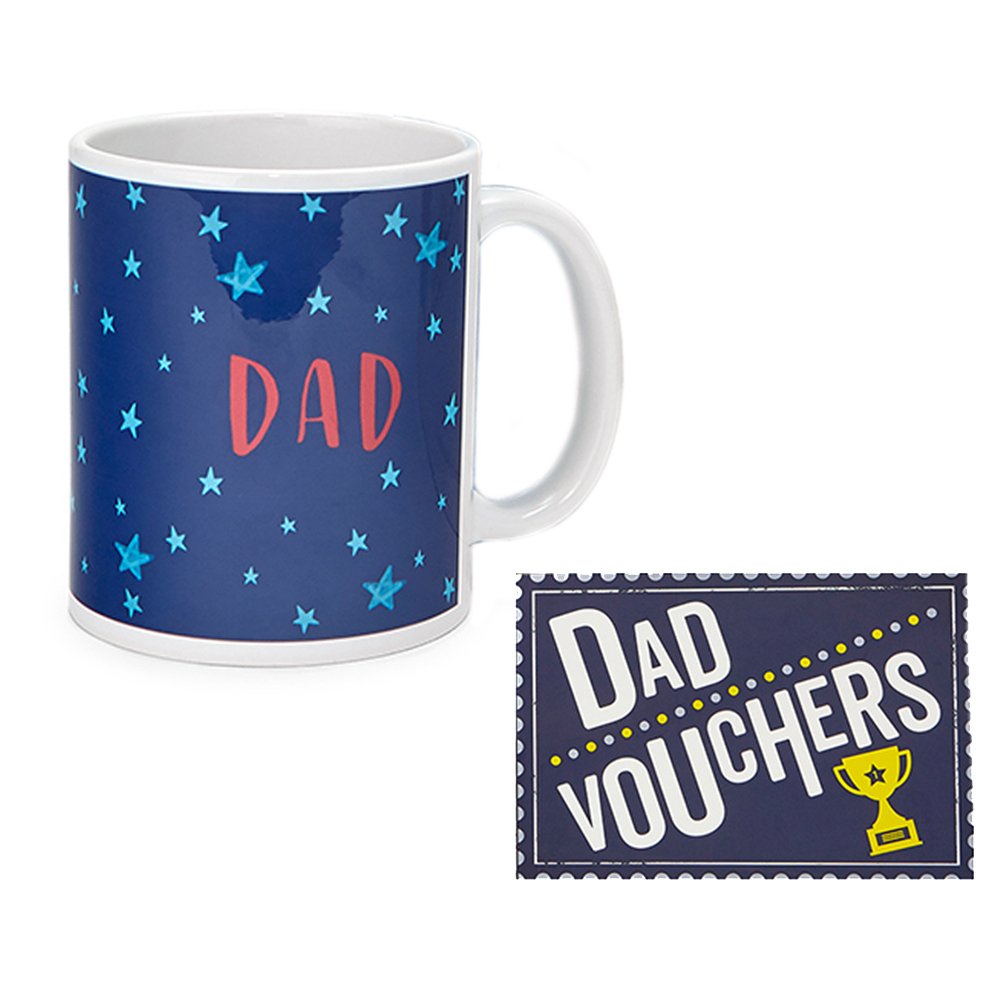 Moonpig Dad Vouchers And Mug