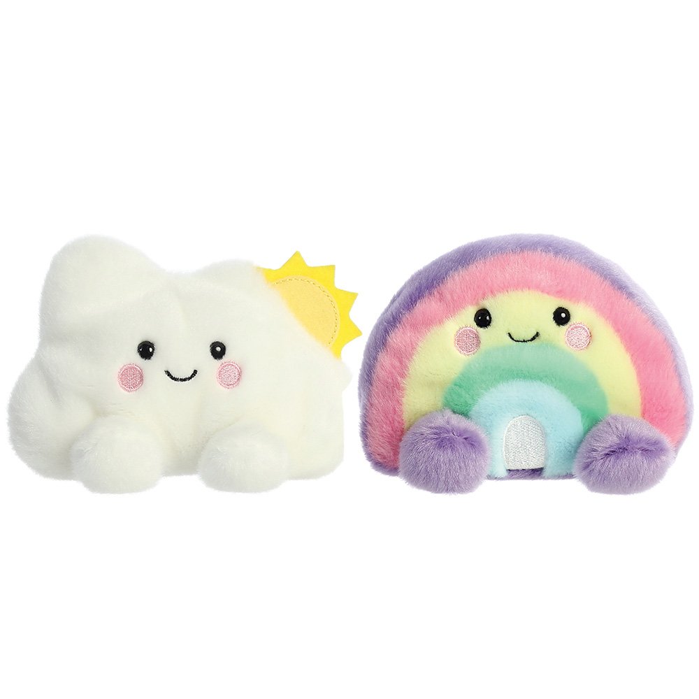 Palm Pals Bundle Cloud & Rainbow Soft Toy