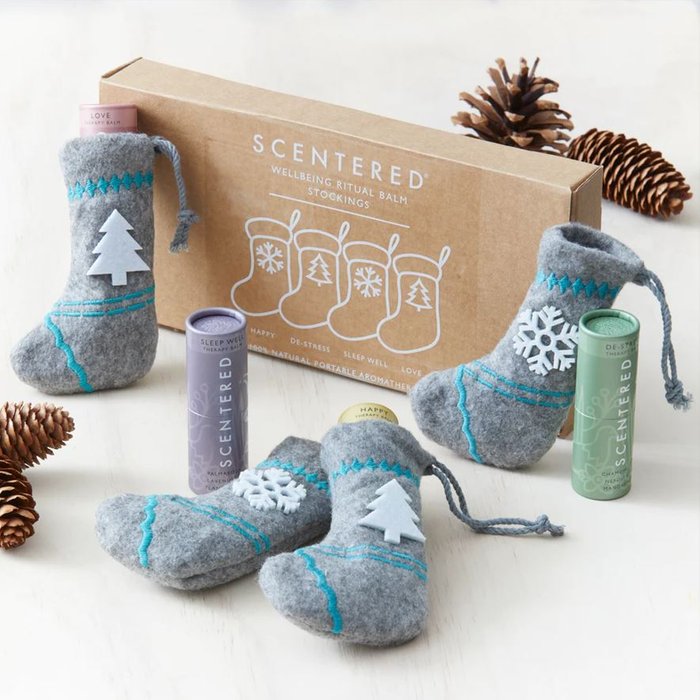 Mini Aromatherapy Balm Stockings Gift Set