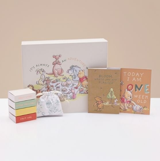 Disney's Winnie The Pooh Keepsake Box & Milestone Cards Toys & Games