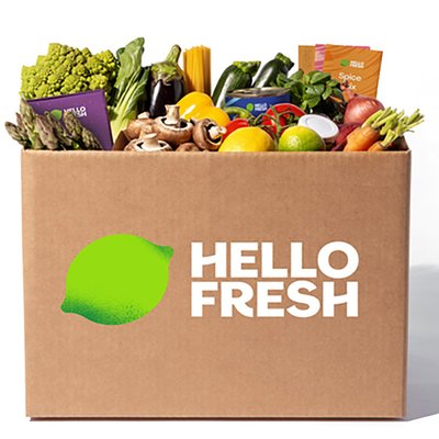 HelloFresh One Week Meal Kit with Three Meals for Four People