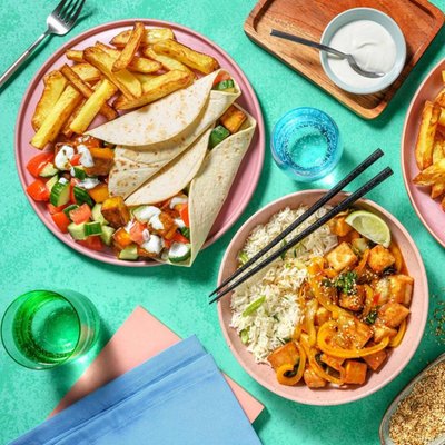HelloFresh Vegetarian Two Week Meal Kit with Three Meals for Two People