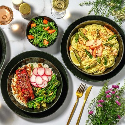 HelloFresh Two Week Meal Kit with Three Meals for Four People