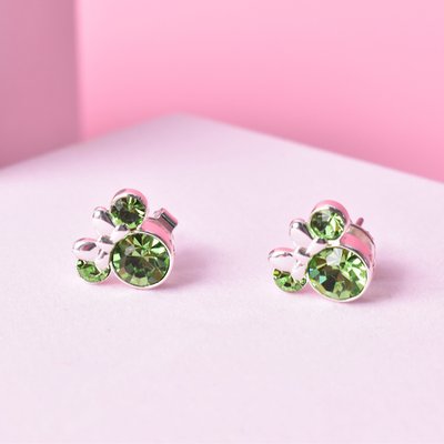 Disney Minnie Mouse Peridot Earrings
