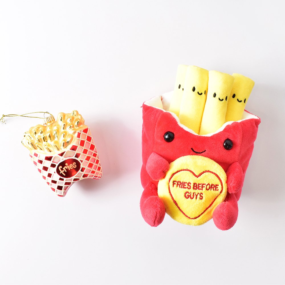 Swizzels Love Hearts Fries Soft Toy & Room Dec