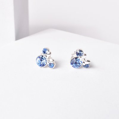 Disney Minnie Mouse Blue Topaz Earrings