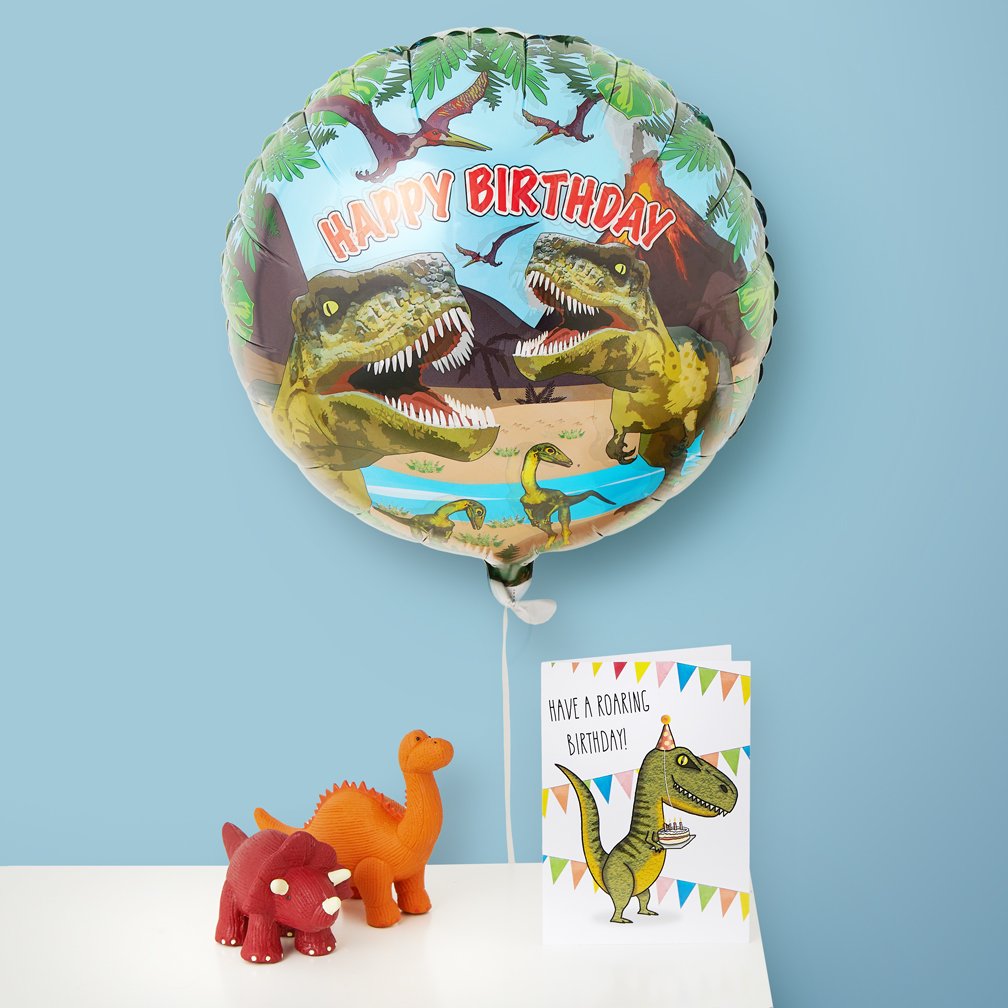 Dinosaur Balloon Gift Set