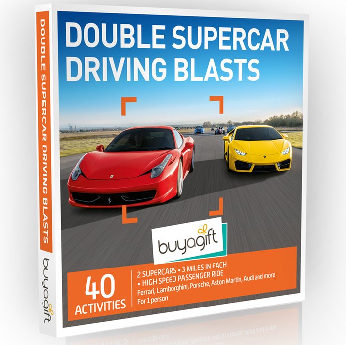 Buyagift Double Supercar Driving Blasts Gift Experience