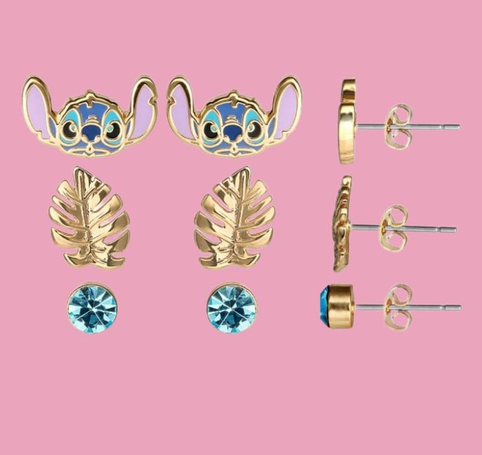Disney Stitch 3pk Earrings