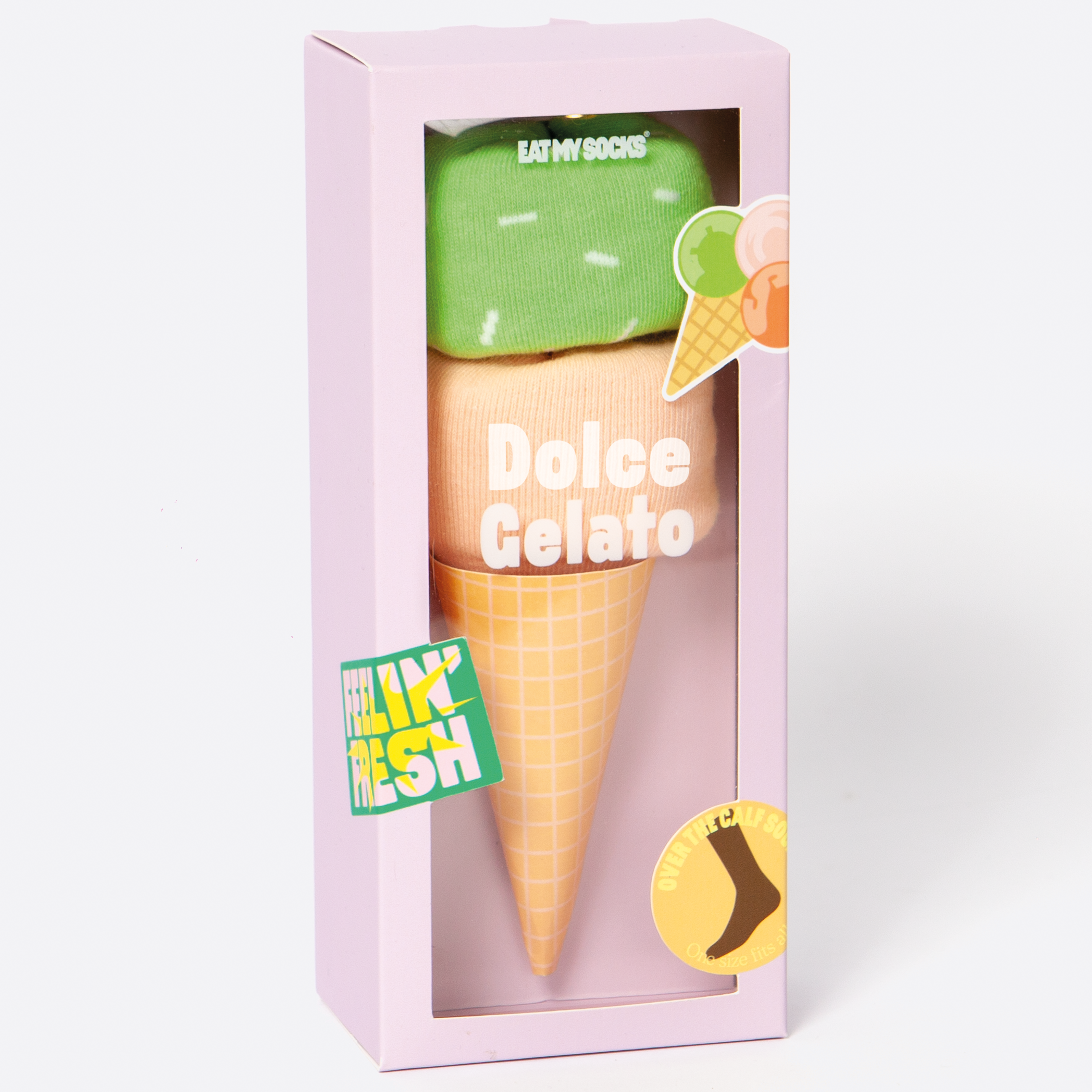 Totally Cool Ice Cream Adult Novelty Socks