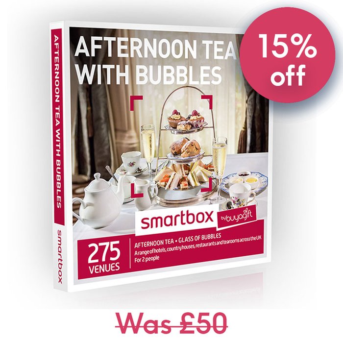 Smartbox Afternoon Tea with Bubbles Gift Experience