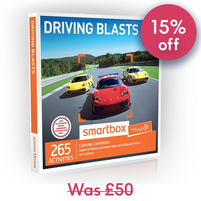 Smartbox Driving Blasts Gift Experience