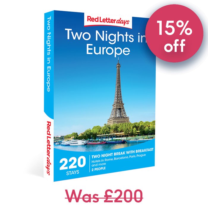Two Nights in Europe Gift Experience