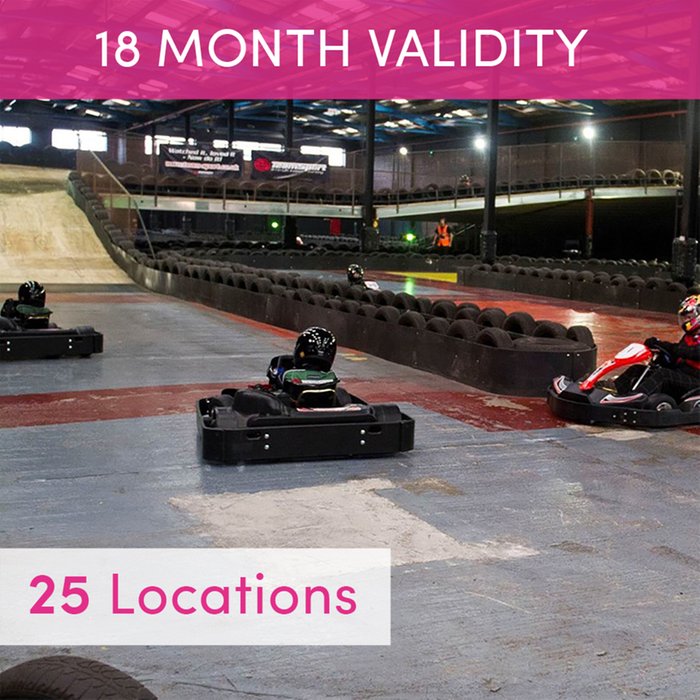 Indoor Go Karting Session for Two Moonpig