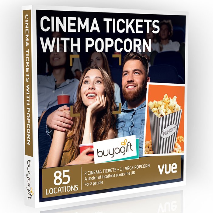 Cinema Tickets with Popcorn Gift Experience