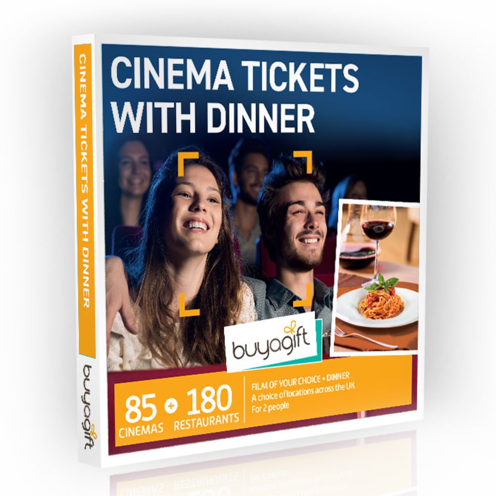 Buy A Gift Buyagift Cinema Tickets & Dinner Gift Experience Voucher