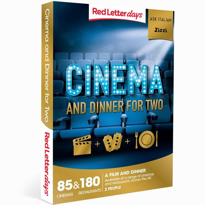 Red Letter Days Cinema & Dinner for Two Gift Voucher