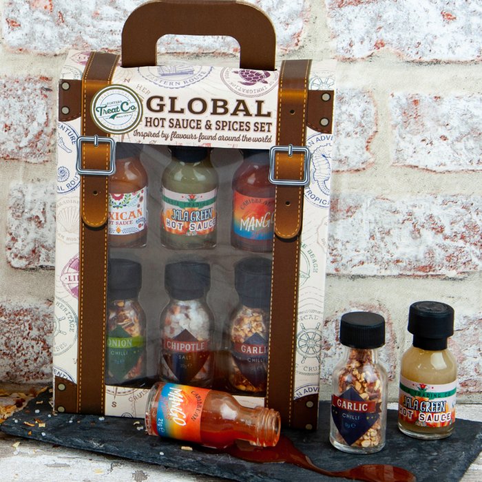 Treat Co Global Hot Sauce & Spices Set