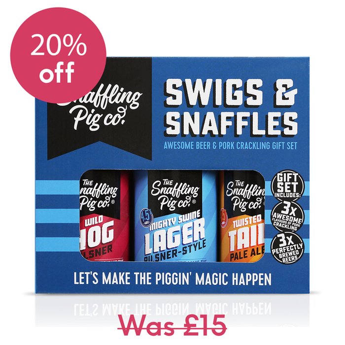 Swigs & Snaffles Gift Set (1.04kg)