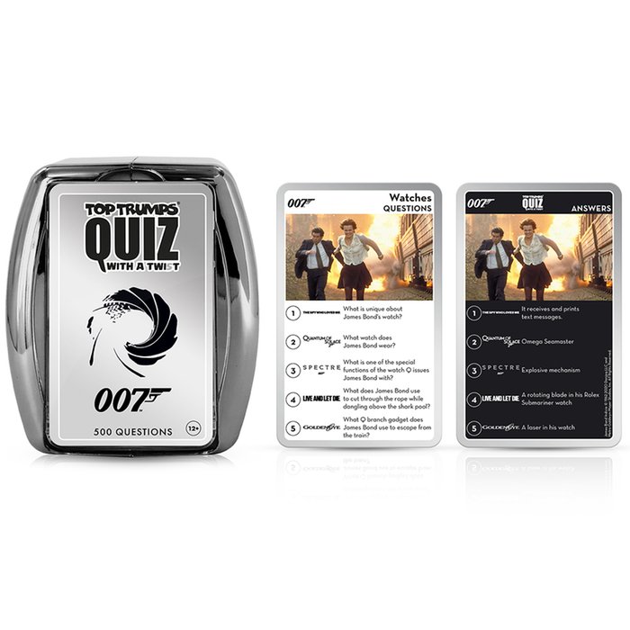 James Bond 007 Top Trumps Quiz