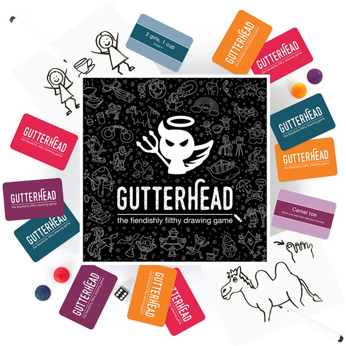 Gutterhead - The Fiendishly Filthy Drawing Game