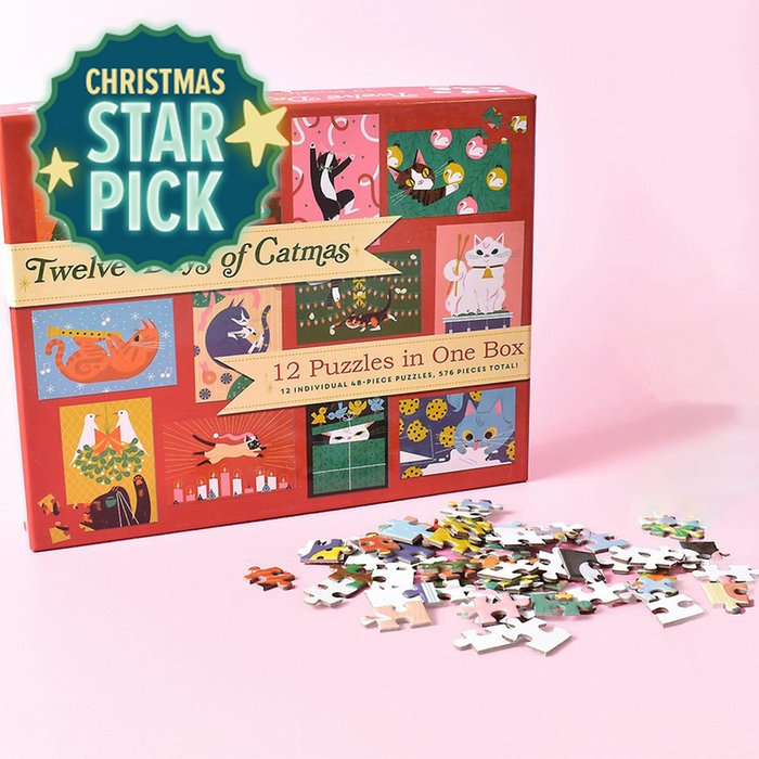 12 Days of Catmas puzzles