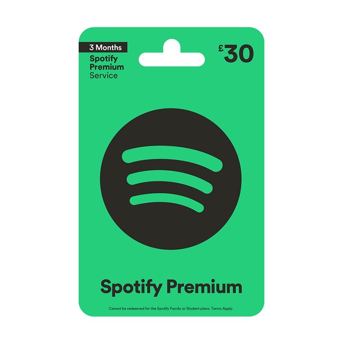Spotify Premium Gift Card £30